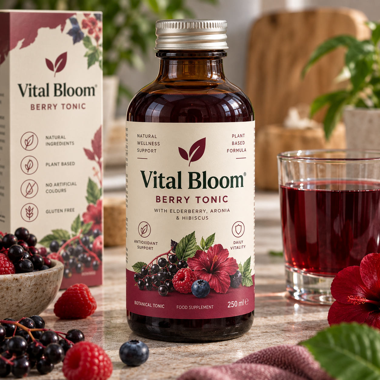 Vital Bloom Berry Tonic